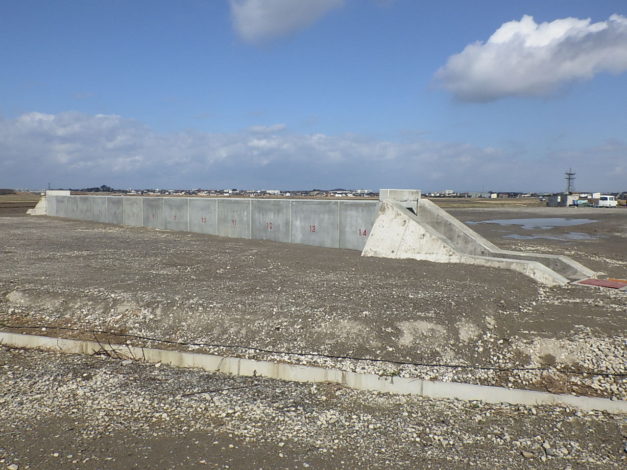 主要地方道 金沢美川小松線 地方道改築工事(水路工)